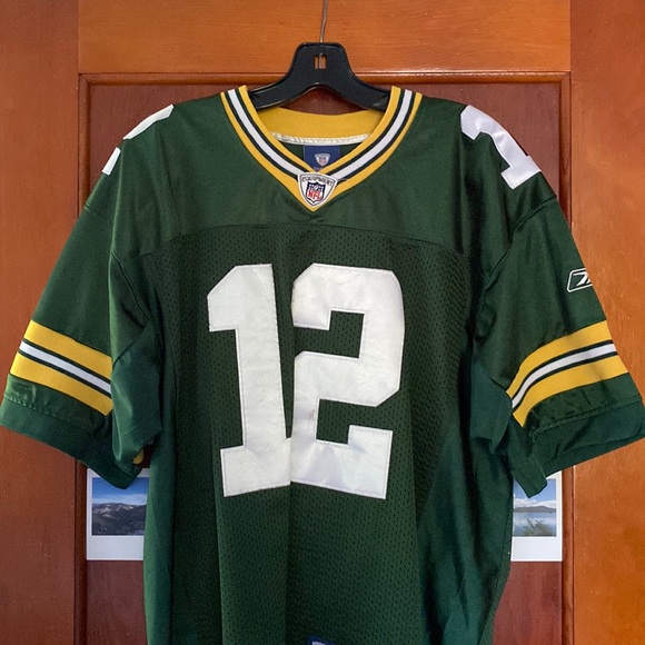 Green Bay Packers Jersey. Aaron Rodgers. Reebok NFL Jersey. Size 48. - Picture 1 of 8